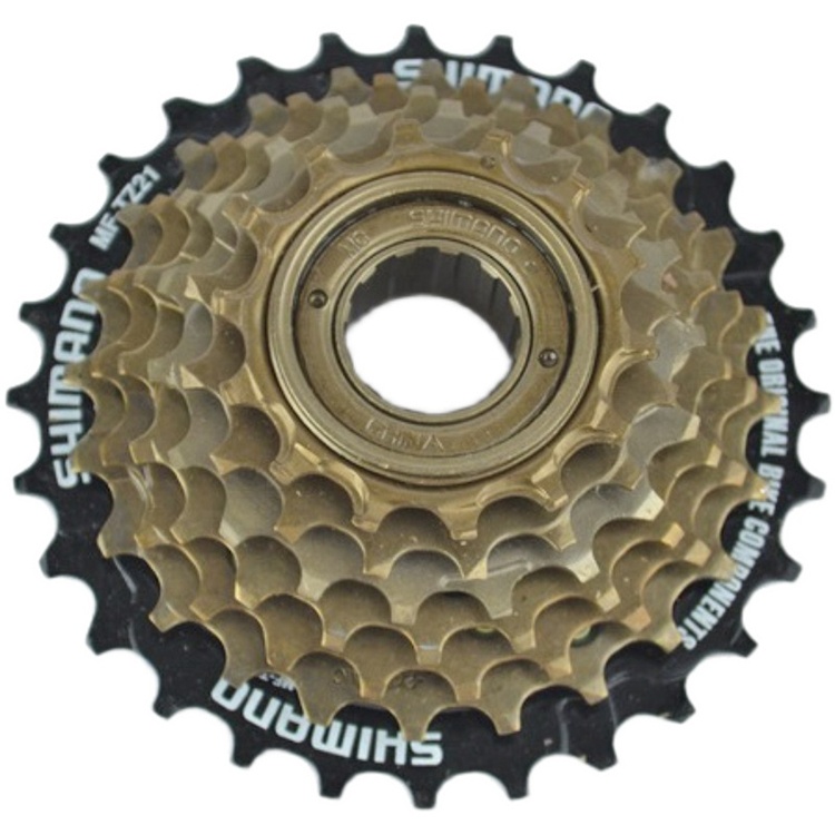 SHIMANO喜玛诺MF-TZ21 7速飞轮旋式14-28T变速塔轮山地自行车塔轮