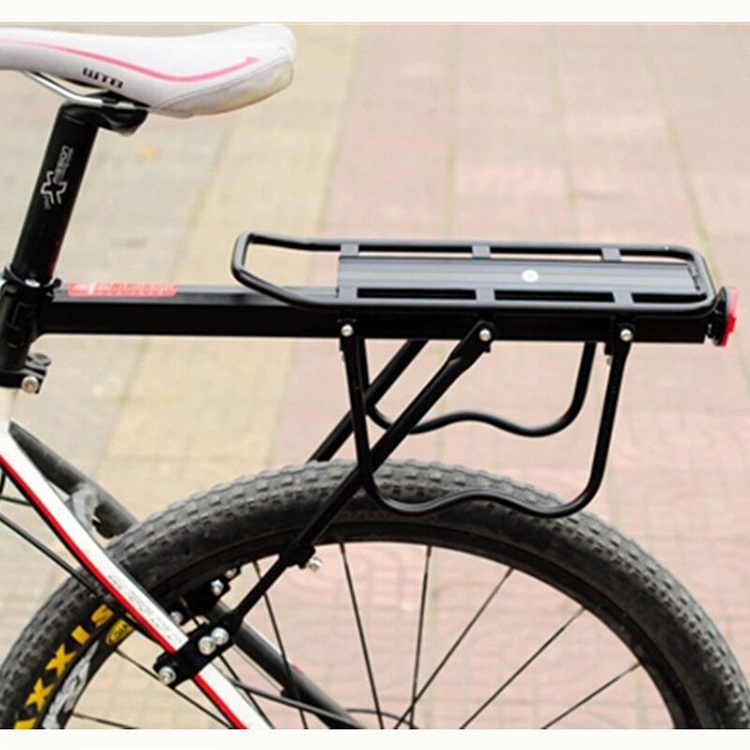kw自行车快拆铝合金后货架山地车单车载物架 带皮筋后货架671-09