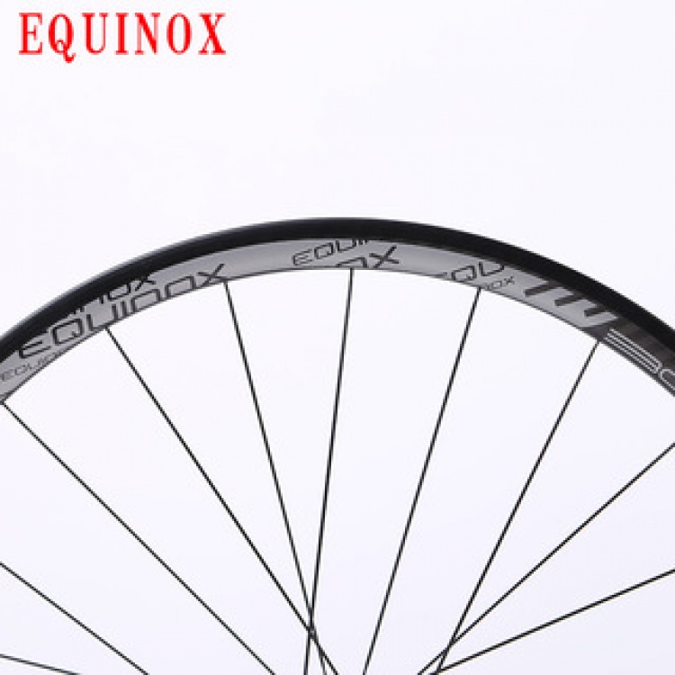 厂家直销新款EQUINOX航翊公路轮组 铝合金花鼓管胎版自行车轮组