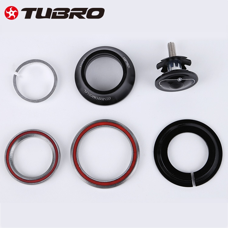 台湾TUBRO山地车自行车铝合金碗组28.6*41.8放入式腕组骑行配件