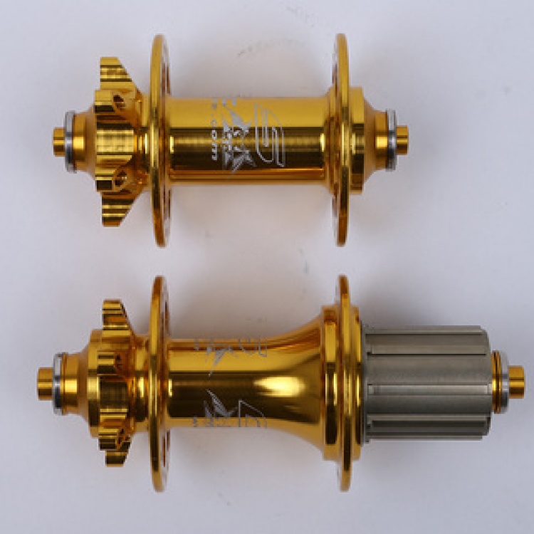 CTS山地车碟刹花鼓32孔四培林山地自行车花鼓镂空花鼓铝合金塔基