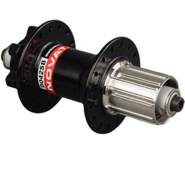 NOVATEC久裕久钰山地碟刹培林花鼓D041SB/D042SB 四轴承轴皮花鼓
