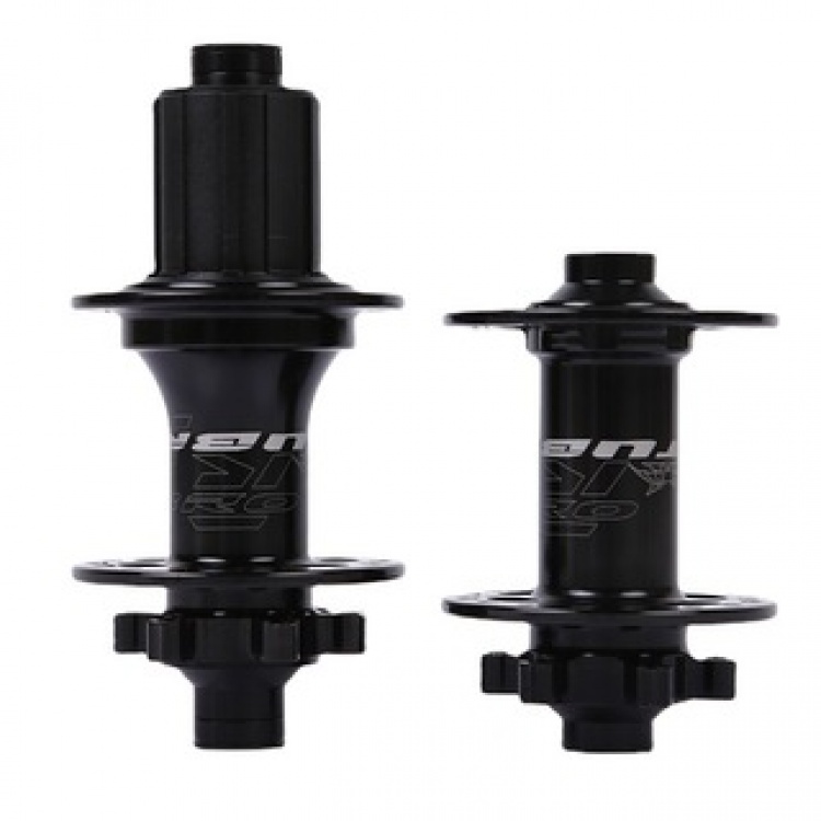 台湾TUBRO碟刹花鼓3.0四培林铝合金山地车自行车花鼓筒轴快拆两用