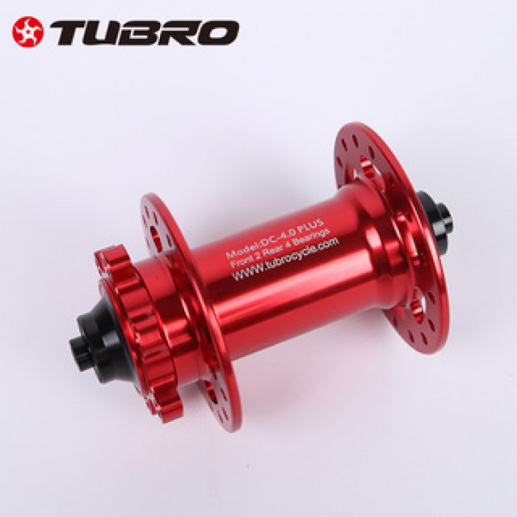 台湾TUBRO途客花鼓 4.0PLUS四培林碟刹自行车花鼓新款红色32孔