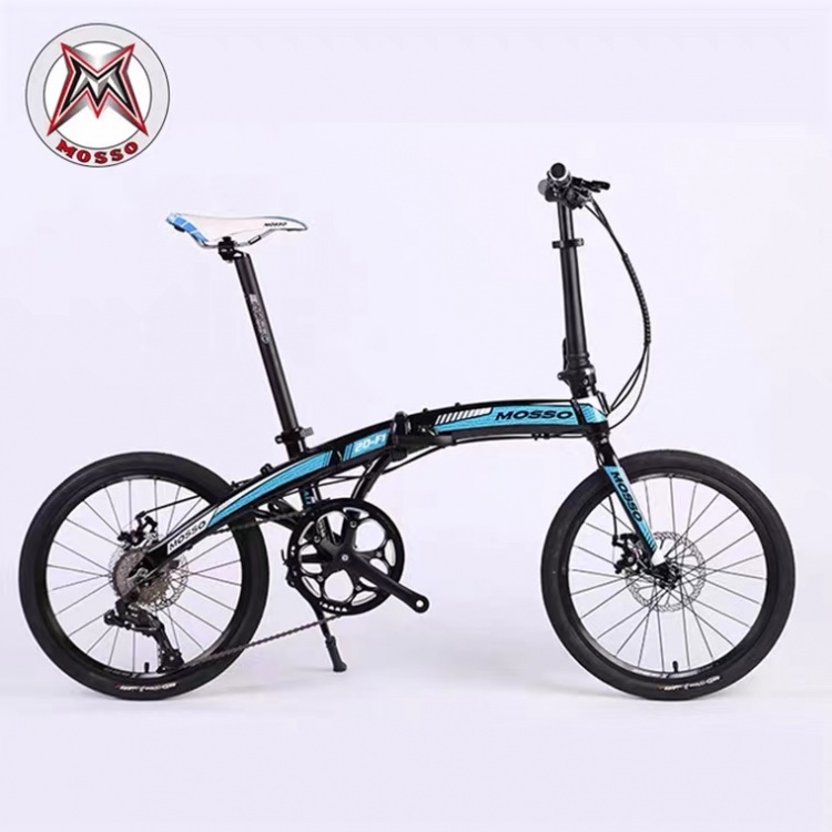 台湾峰大MOSSO F1折叠车 铝合金20寸折叠自行车 成人男女学生单车