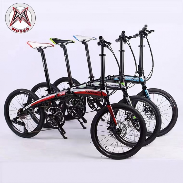 台湾峰大MOSSO F1折叠车 铝合金20寸折叠自行车 成人男女学生单车