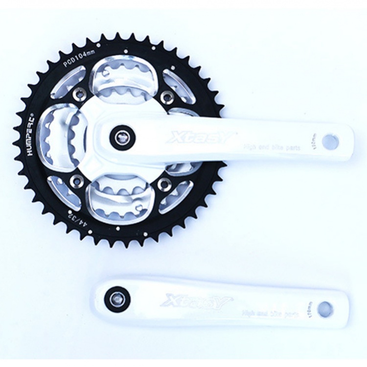 XTASY牙盘FC-22T-42齿铝片山地车自行车牙盘170MM腿长单车牙盘