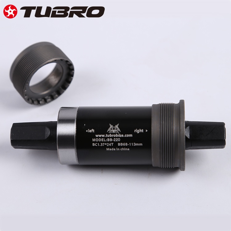 台湾TUBRO途客山地车自行车中轴带防水螺丝英制压纹BC自行车中轴