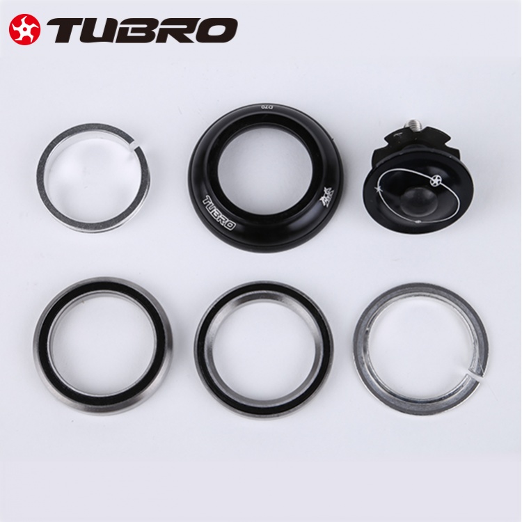 台湾TUBRO山地车自行车死飞车放入式碗组 轴承碗组自行车组件腕组