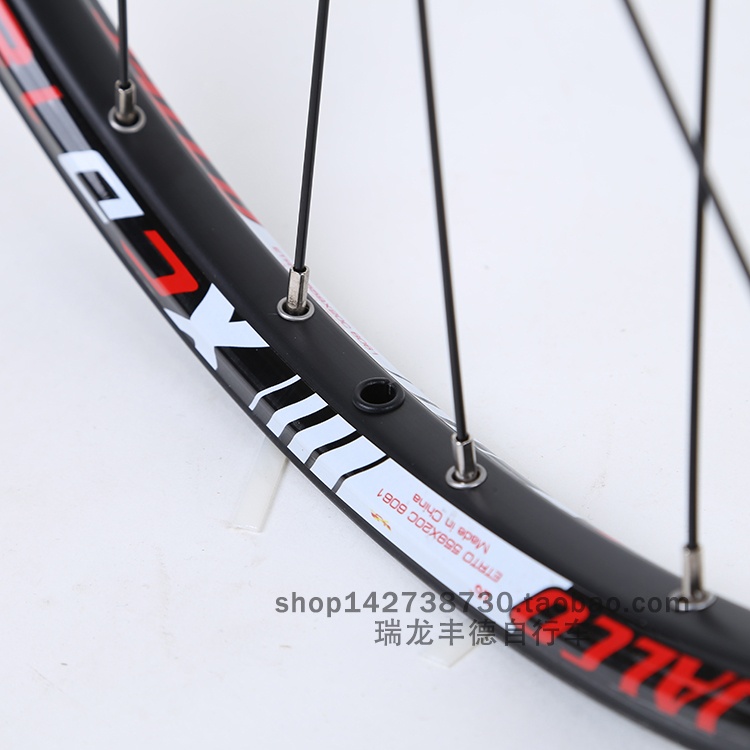 山地车26寸自行车轮组碟刹专用4.0花鼓XCD18轮毂骑行配件单车轮圈