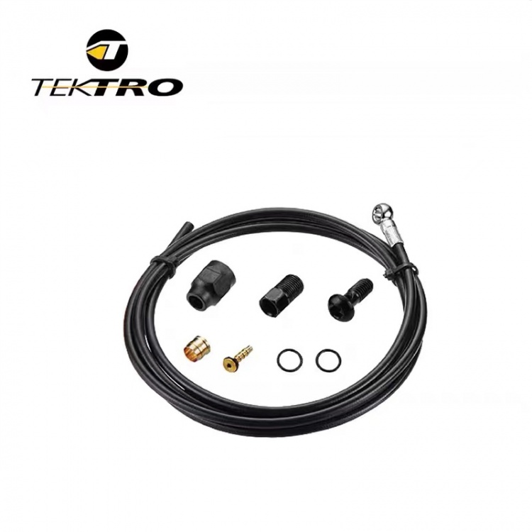 彦豪TEKTRO油碟刹车油管山地车油刹固定式油管可调式油管裁切零件