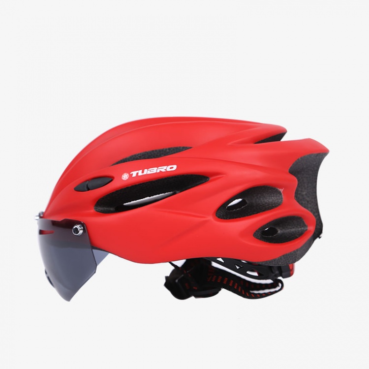 台湾TUBRO途客骑行头盔山地车公路车自行车超轻头盔一体成型