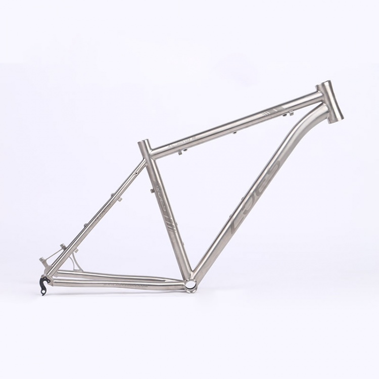 LOES山地车自行车车架XC7-3钛合金车架DIY装车配件自行车车架
