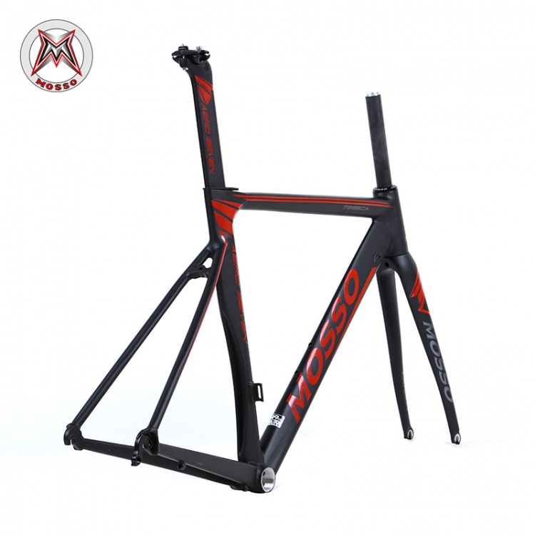 台湾MOSSO峰大自行车车架739SCA公路车架铝合金7005超轻车架